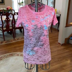 BLUE 84 pink knit tee size xl
